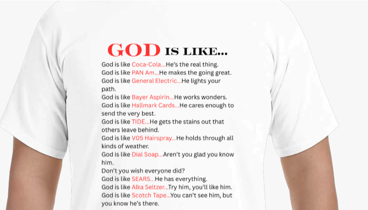 God is Like Retro Tee